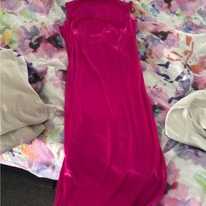 Elegant Pink Women's Dress